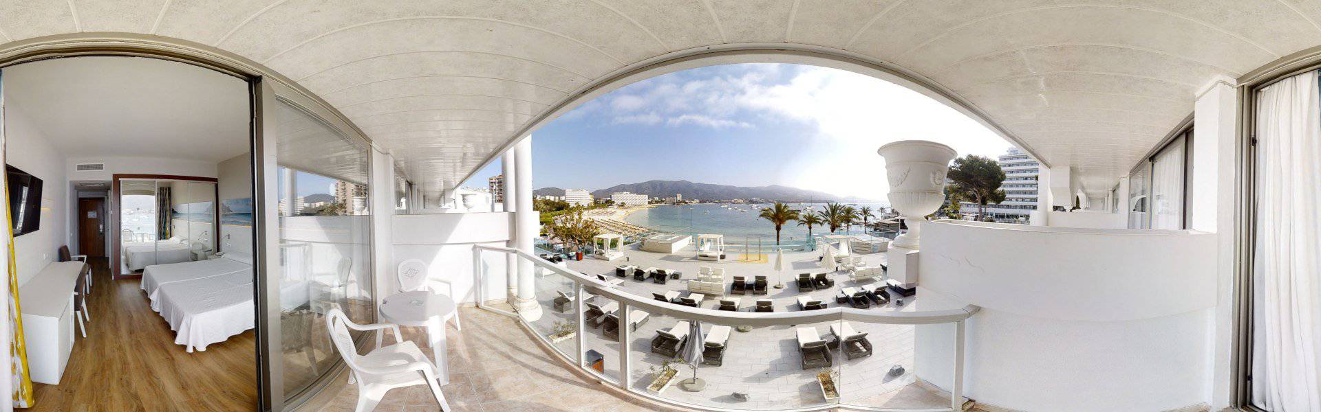 Doble vista mar Hotel Seramar Comodoro Playa Palmanova